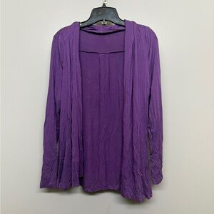 Reitmans Rich Purple Open Cardigan SIZE XS